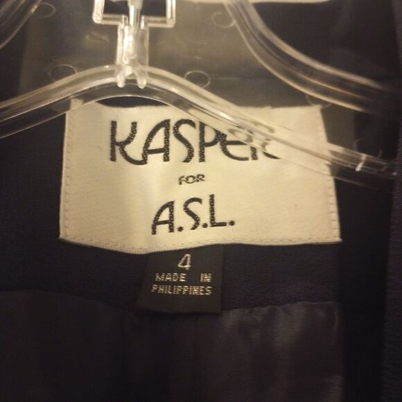 NWT Kasper double breasted black blazer - Picture 5 of 11